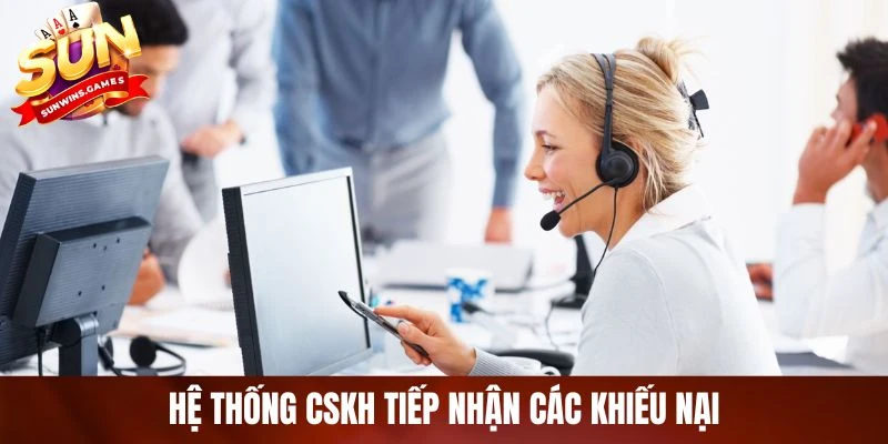 Hệ thống CSKH tiếp nhận các khiếu nại Hệ thống CSKH tiếp nhận các khiếu nại
